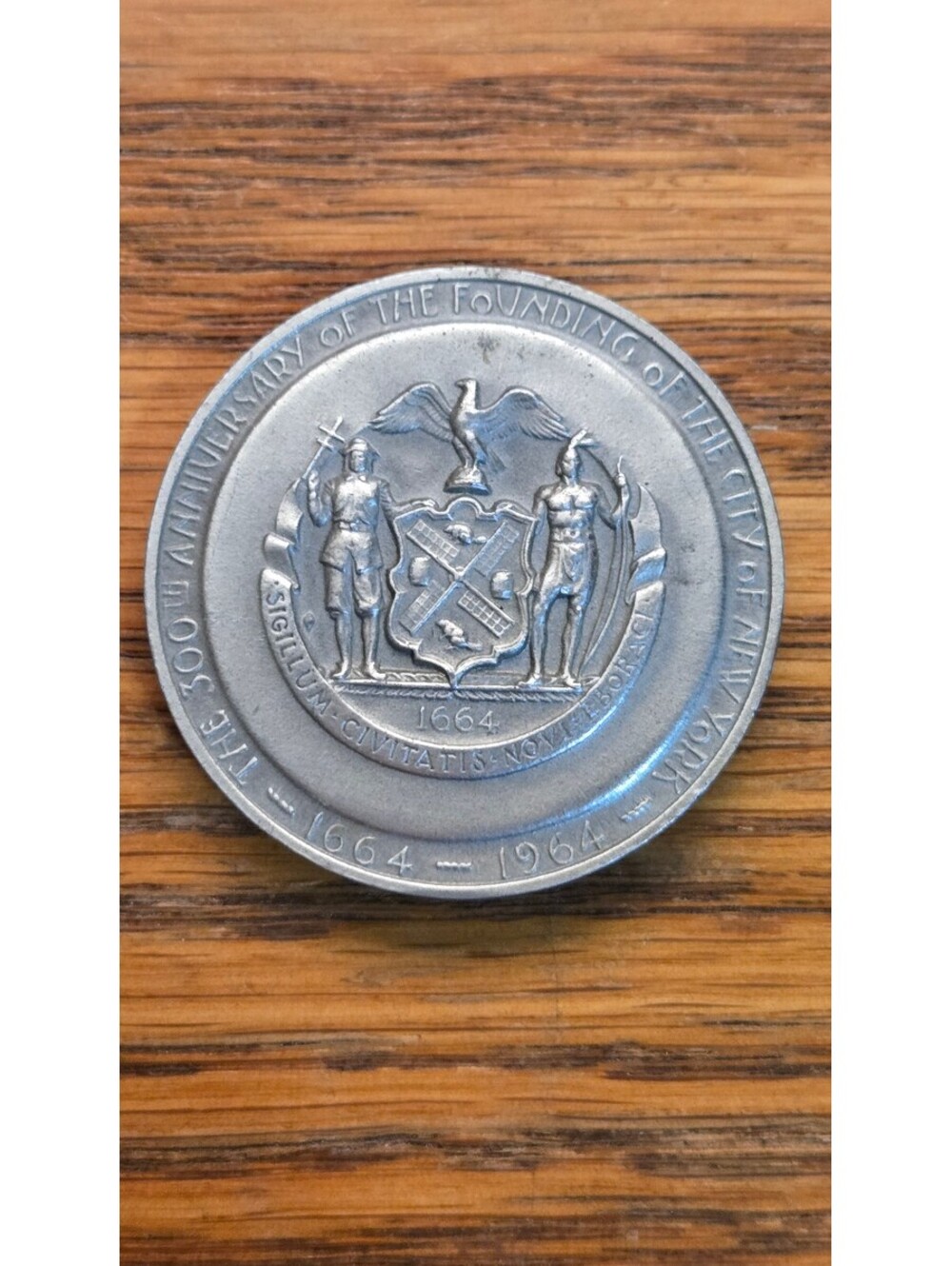 1964-1965 New York World's Fair Commemorative Medal (Pewter)